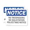 Signmission No Trespassing No Soliciting Police Take Notice OSHA Notice Sign, Vinyl Decal, 14in W x 10in L, 2PK OS-2PACK-NS-D-1014-L-14941 - alternate 1